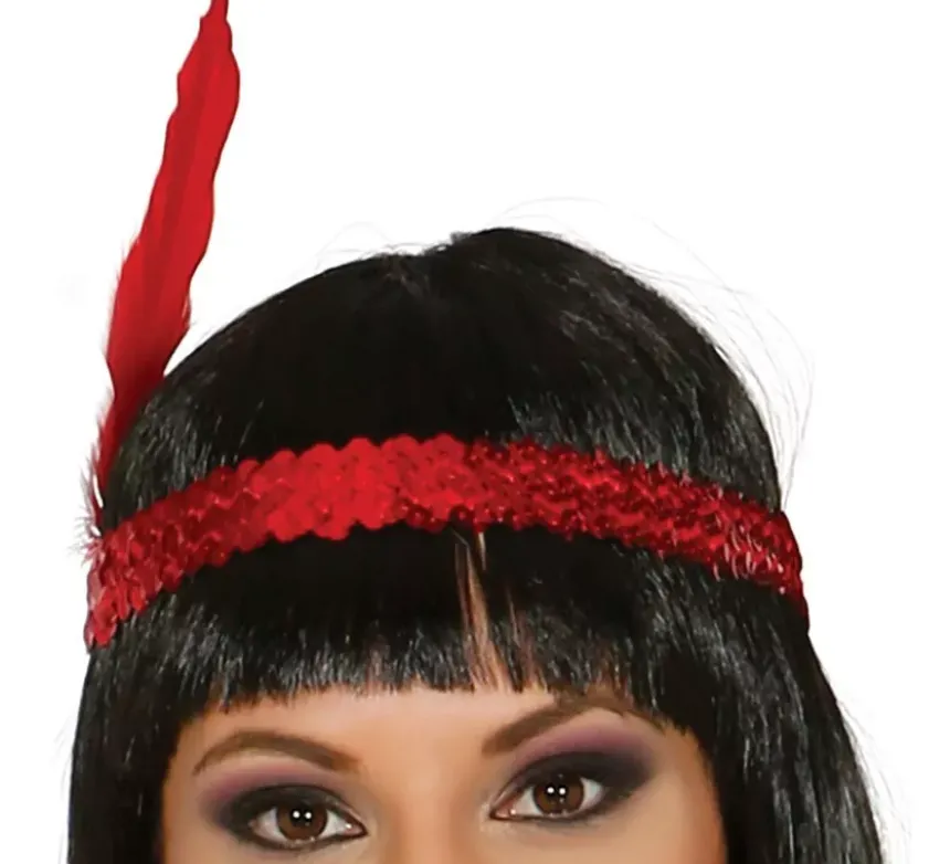 Costume rosso charleston per donna