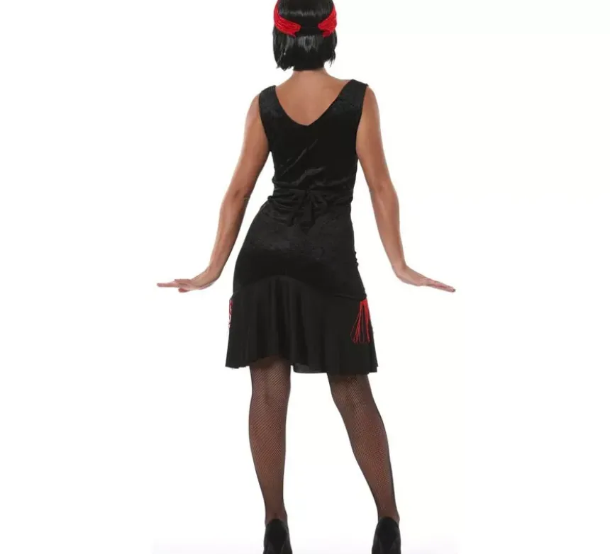 Costume rosso charleston per donna