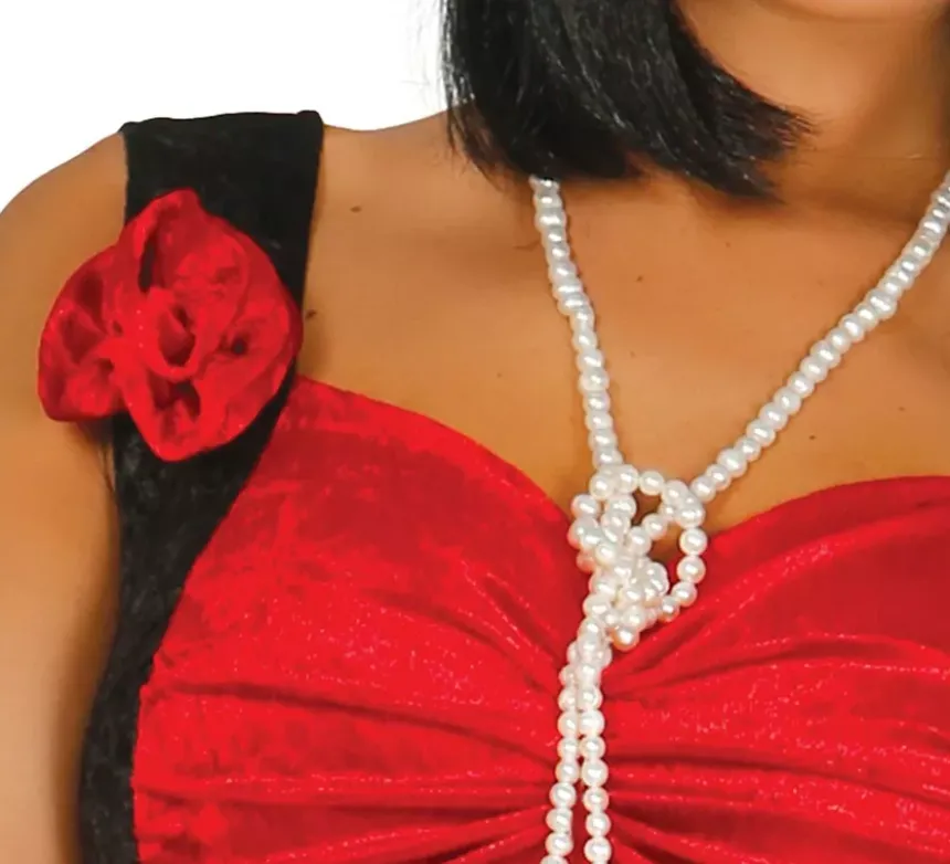 Costume rosso charleston per donna