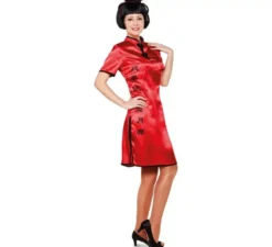 Costume rosso cina per donna