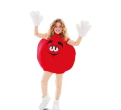 Costume rosso cioccolato per bambini
