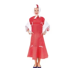 Costume rosso da Chulapa per bambina