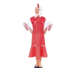 Costume rosso da Chulapa per bambina