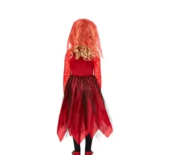 costume rosso della sposa delle zombie per le ragazze