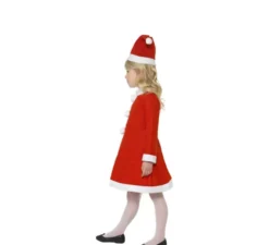 Costume rosso Mamma Natale per bambina