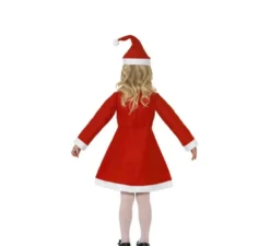 Costume rosso Mamma Natale per bambina
