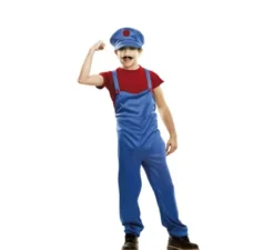 Costume rosso super idraulico per un ragazzo