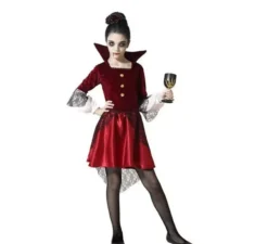 costume rosso Vamp per le ragazze