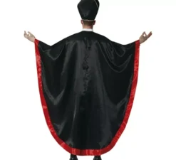 costume satánico cardinale per gli uomini