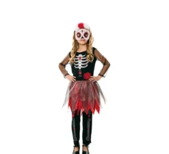 Costume Scheletro Catrina per bambina
