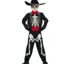 Costume scheletro mariachi per un bambino