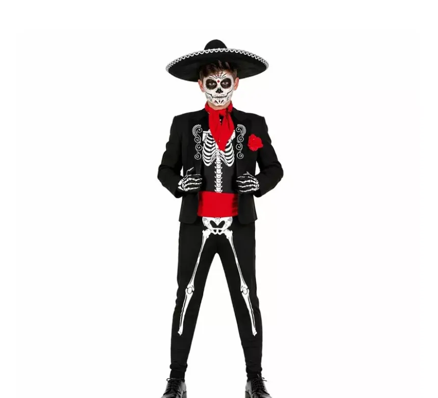 Costume scheletro messicano