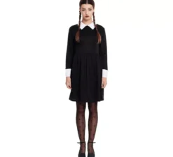 Costume Sinister Girl con maniche bianche per donna