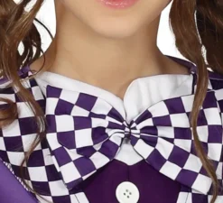 costume sombrerera viola per le ragazze