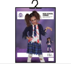 costume Studente di scuola per le ragazze Zombie