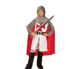 Costume templare cavaliere medievale per ragazzo