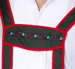 Costume tirolese verde per uomo