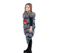 Costume Tornado grigio con accessori per bambini