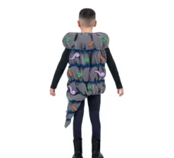 Costume Tornado grigio con accessori per bambini