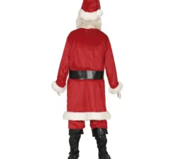 Costume tradizionale da Babbo Natale rosso con cappello per uomo