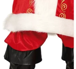 Costume tradizionale da Babbo Natale rosso con cappello per uomo