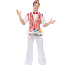 Costume tradizionale da venditore di gelati per uomo