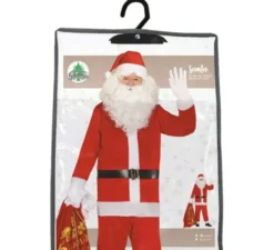 Costume tradizionale rosso da Babbo Natale per uomo