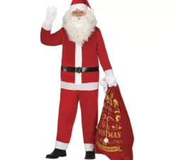 Costume tradizionale rosso da Babbo Natale per uomo