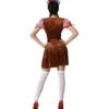 Costume tradizionale tedesco marrone per donna