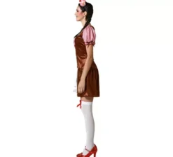 Costume tradizionale tedesco marrone per donna