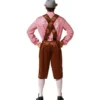 Costume tradizionale tedesco marrone per uomo