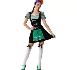 Costume tradizionale tedesco nero per donna
