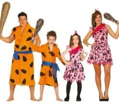 Costume troglodita dell'età della pietra per un uomo