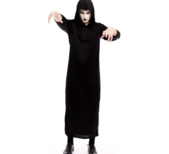 Costume tunica nera per uomo