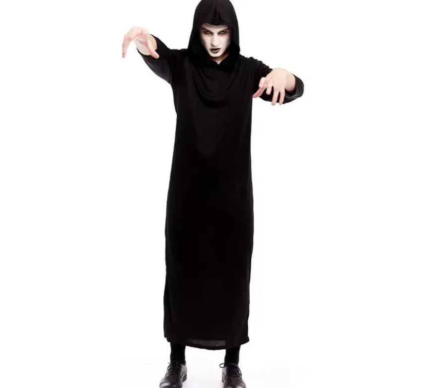 Costume tunica nera per uomo