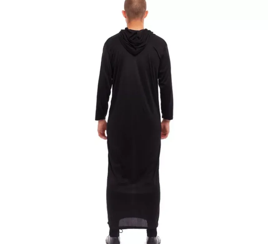 Costume tunica nera per uomo