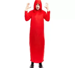 Costume tunica rossa per uomo