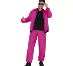Costume tuta fucsia fluo per uomo