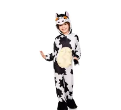 Costume vaquita con coda per bambini