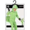 Costume verde camaleonte maculato per un uomo