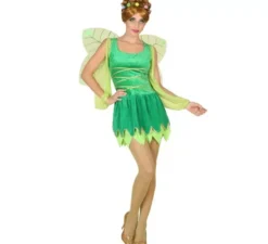 Costume verde fata per una donna
