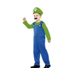 Costume verde idraulico per un ragazzo