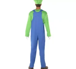 Costume verde idraulico per un uomo