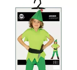 Costume verde peter per bambini