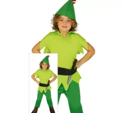 Costume verde peter per bambini