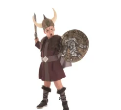 Costume vichingo con casco per bambino