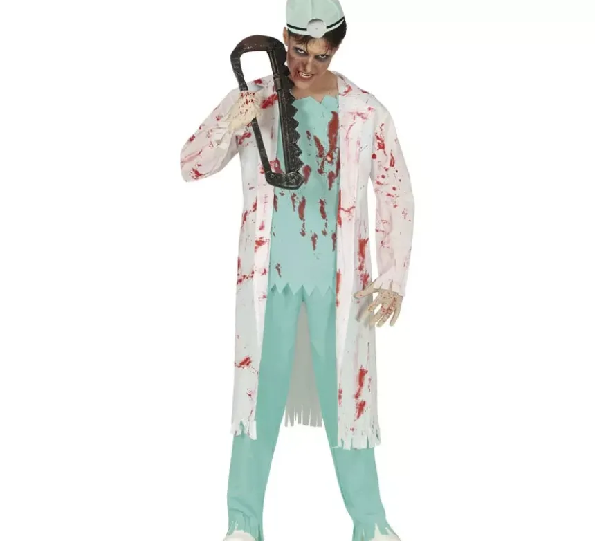 costume Zombie dottore per gli uomini