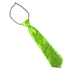 Cravatta con paillettes per bambini da 30 cm in diversi colori