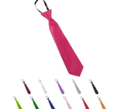 Cravatta liscia per adulti da 35 cm in diversi colori