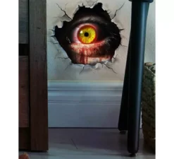 Decorazione adesivo da parete con foro per gli occhi 16x16 cm